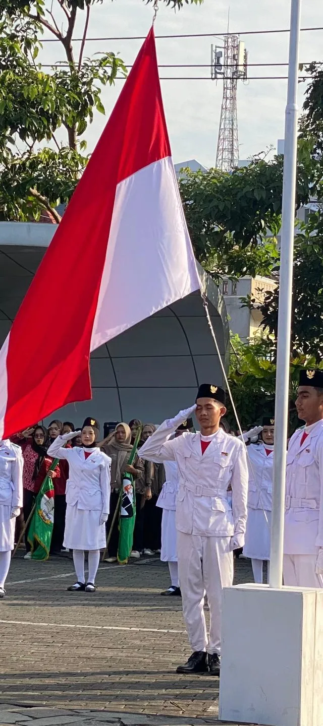 Rayakan HUT ke-80 Republik Indonesia, Udinus Gelar Upacara Khidmat Diikuti 80 Ormawa