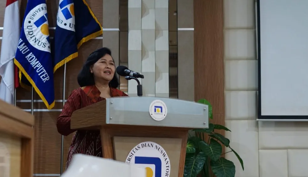 Sambutan dari WR III Udinus Dalam Acara Visitasi PPKO