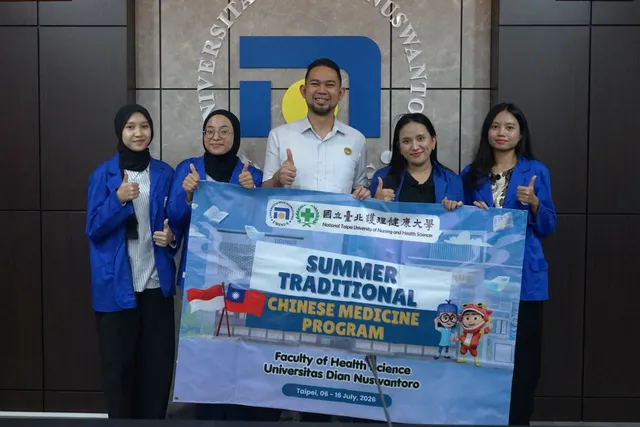 Empat Mahasiswa Udinus Ikuti Program Traditional Chinese Medicine di Taiwan, Perkuat Kompetensi Global Bidang Kesehatan