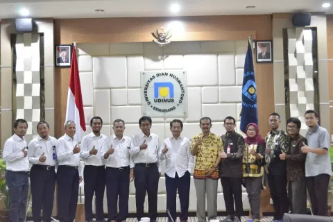 TERIMA KUNJUNGAN UIMA, UDINUS TINGKATKAN KOLABORASI DI BIDANG TRI DHARMA PERGURUAN TINGGI