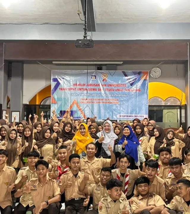 Udinus Perkuat Literasi Karier Siswa SMK Lewat Program Pendampingan Pemilihan Jurusan