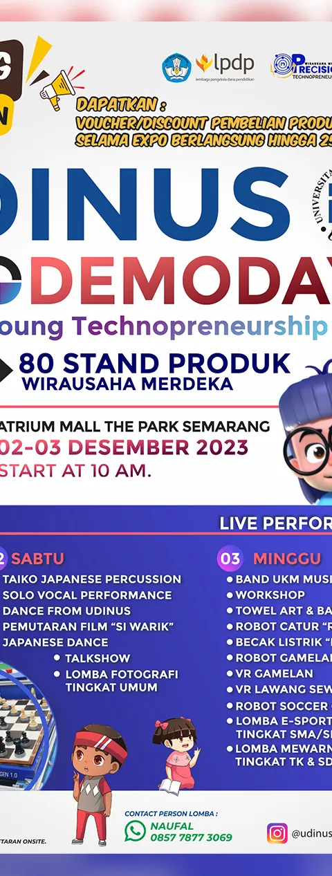 Jangan Lewatkan Keseruan Expo and Demo Day WMK 2023 di The Park Mall Semarang