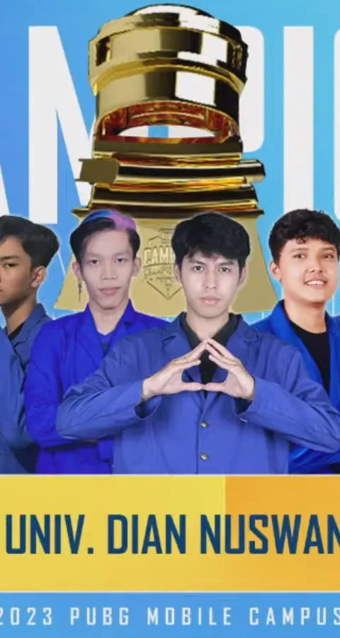 Kalahkan Ribuan Tim PUBG dari Seluruh Indonesia, E-Sport Udinus Keluar Sebagai Jawara di PMCC 2023