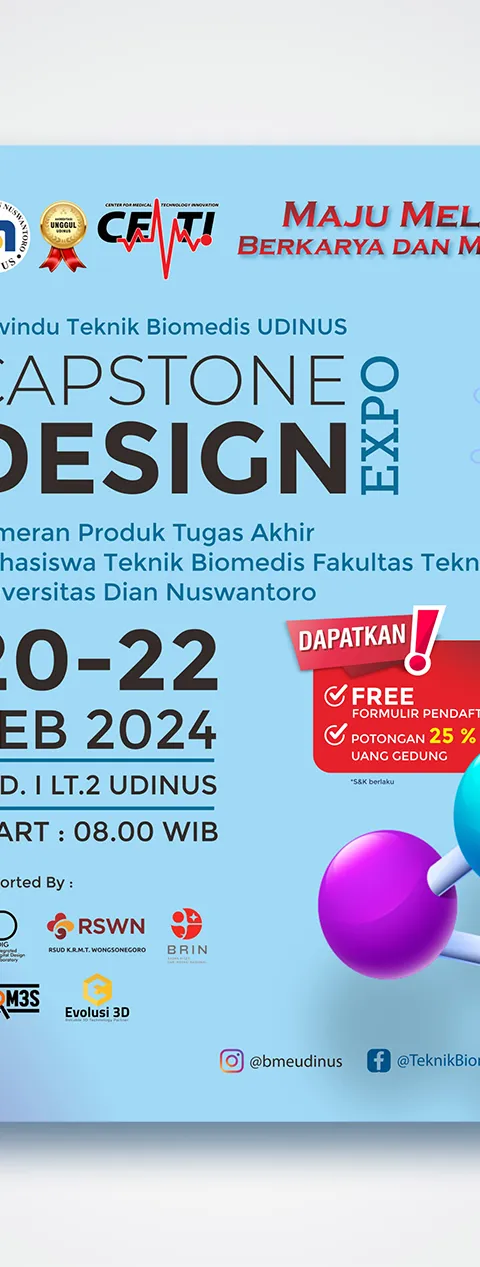 Yuk Ramaikan Pameran Produk Capstone Design Teknik Biomedis 2024 Karya Mahasiswa