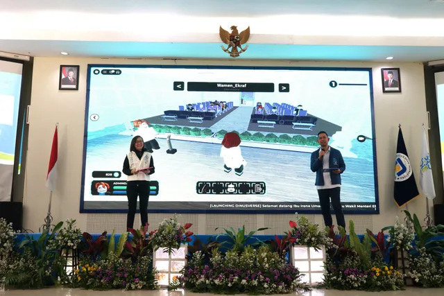 Wamenekraf Irene Umar Resmikan Dinusverse Karya Udinus, Kampus Virtual Berbasis Roblox untuk Generasi Digital