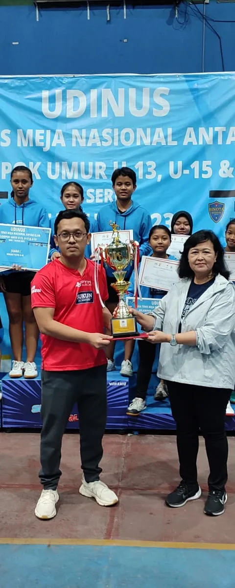 LAHIRKAN ATLET MUDA BERPRESTASI, UDINUS FASILITASI LIGA TENIS MEJA NASIONAL