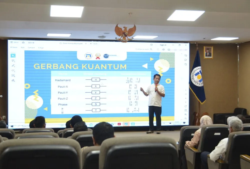 Dosen hingga Mahasiswa Udinus Pelajari Komputasi Kuantum untuk Terapkan Teknologi Masa Depan