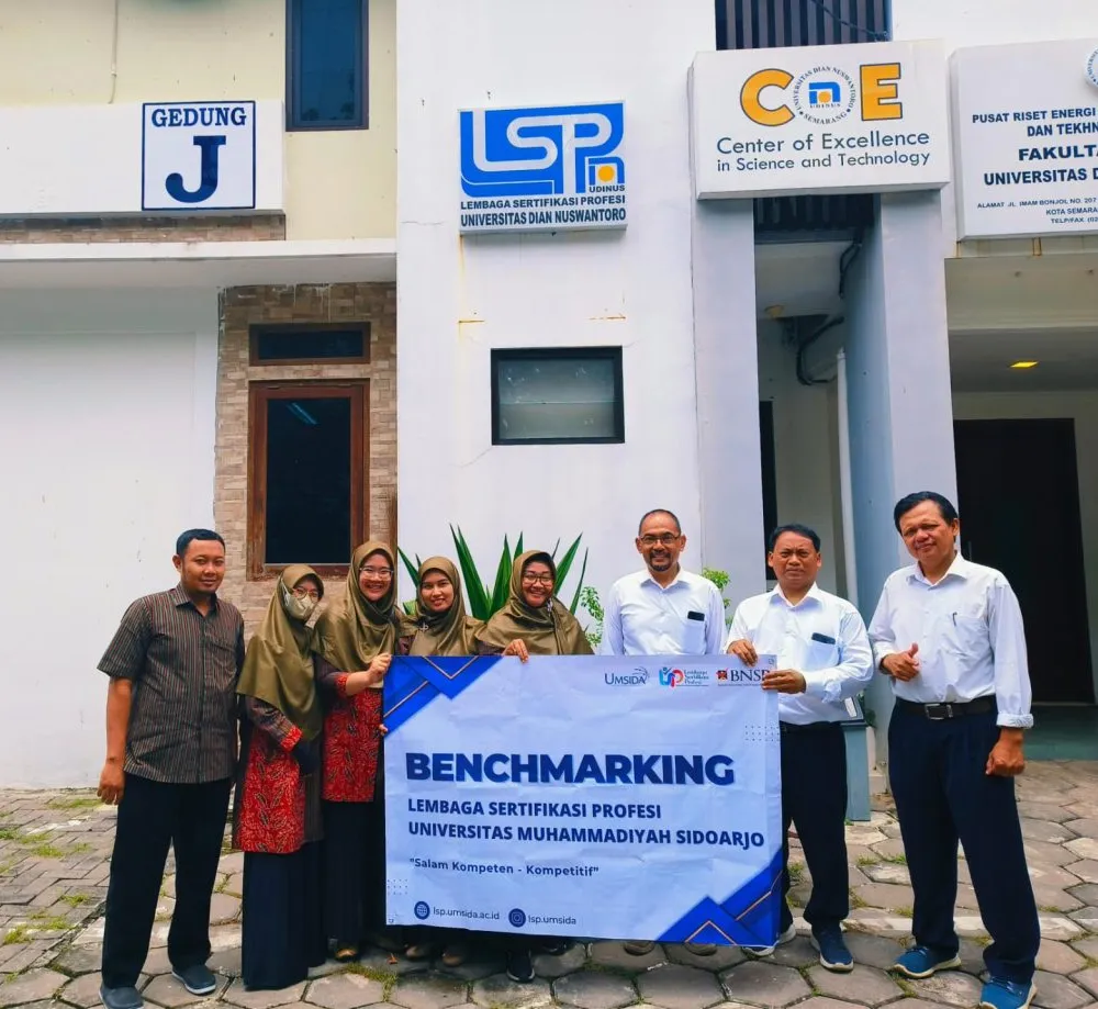 LSP Udinus Terima Kunjungan LSP Umsida, Kuatkan Standar BNSP
