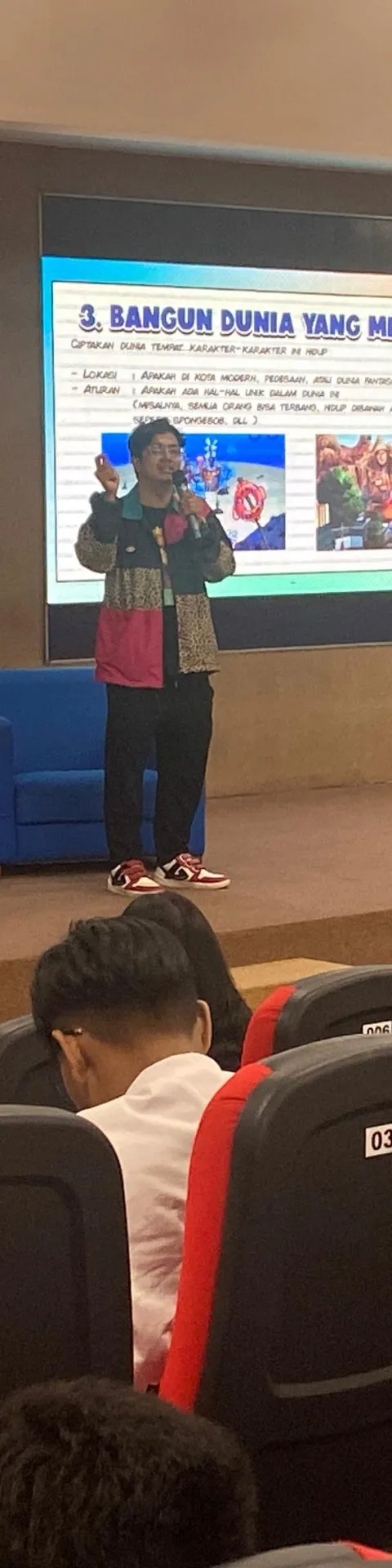 Lewat Fazzio Inspiring Talk, Animator Sengklekman Berbagi Ilmu ke Siswa SMA dan Mahasiswa Animasi Udinus