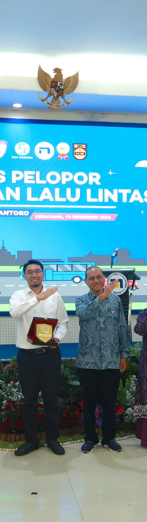 Udinus Dinobatkan Sebagai KPK Berlalu Lintas dari Korlantas, Ajak Mahasiswa Terapkan Budaya Tertib Berkendara