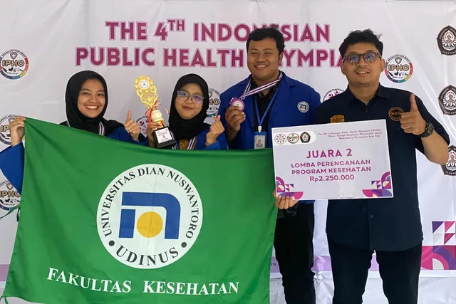 Buat Rencana Program Kesehatan, Mahasiswa Kesehatan Masyarakat Raih Juara 2 IPHO 2025