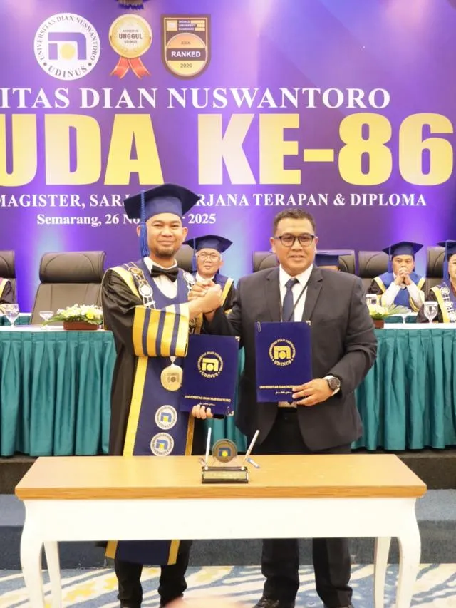 Wisuda ke-86 Udinus Gandeng Bank Jateng Luncurkan Program ‘PINTAR ASN’