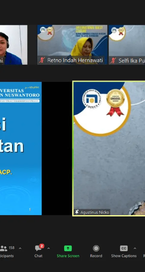 PRODI S-1 AKUNTANSI UDINUS BEKALI MAHASISWA ETIKA PROFESI AKUNTAN LEWAT KULIAH UMUM