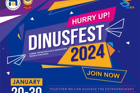 Dinusfest Jadi Ajang Untuk Tunjukkan Minat dan Bakat, Puluhan Lomba Dihadirkan Tahun Ini!