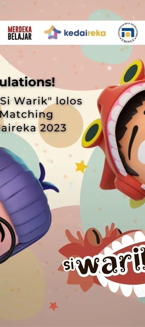 ‘SI WARIK’ ANIMASI KARYA UDINUS DAPATKAN PENDANAAN KEDAIREKA DAN EKSIS DI SKALA INTERNASIONAL