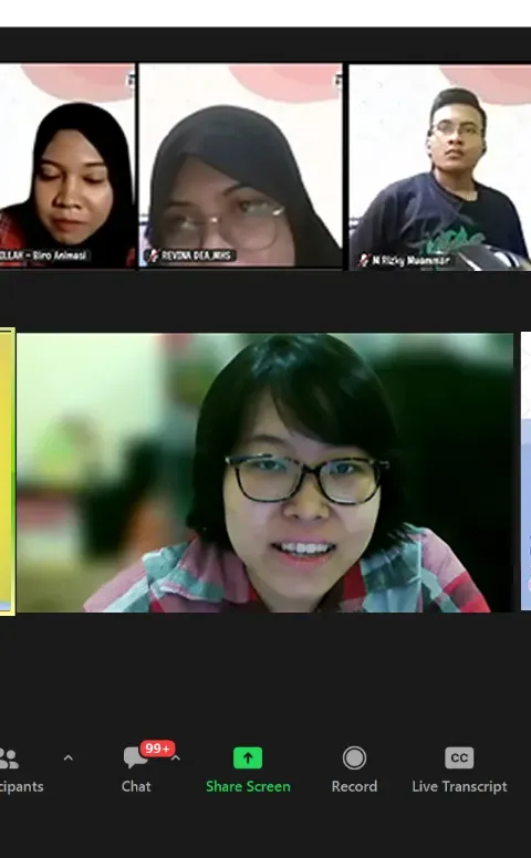 PRODI D-4 ANIMASI UDINUS GELAR WEBINAR, LUTHFI HIELO: KONSISTEN KUNCI UTAMA SEORANG KONTEN KREATOR!