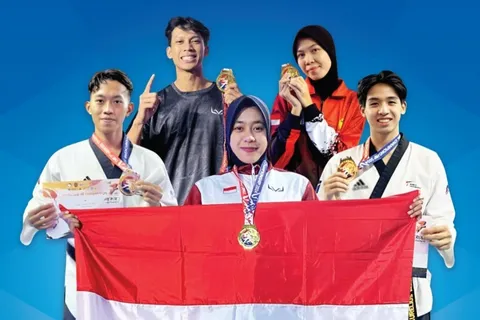 Atlet Taekwondo Udinus Bersaing dengan Atlet dari 5 Benua, Bawa Pulang 5 Medali Emas