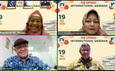 BAHAS PUBLIKASI JURNAL INTERNASIONAL, FEB UDINUS HADIRKAN GURU BESAR DARI AUSTRALIA