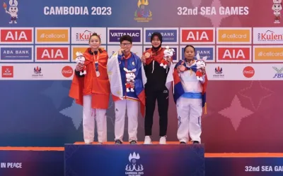 RAIH PERUNGGU DI CABOR TAEKWONDO, MAHASISWA UDINUS TAMBAH PUNDI MEDALI BAGI INDONESIA
