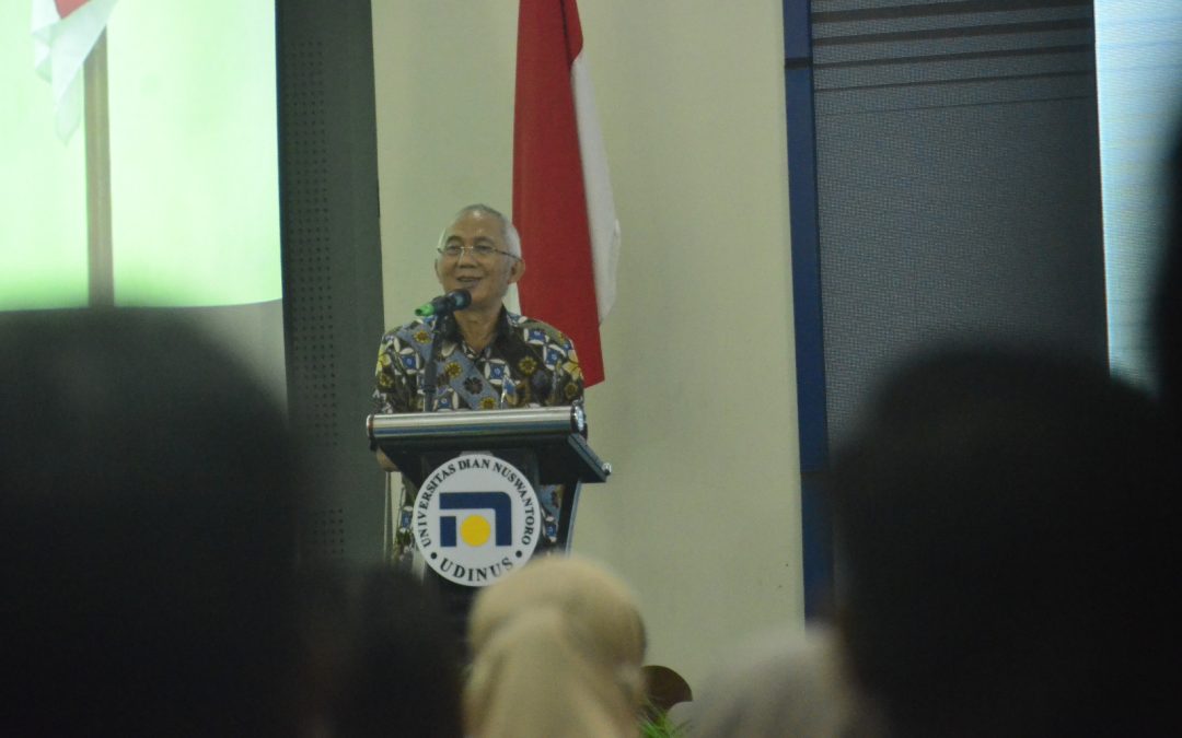 LAUNCHING PROGRAM WMK, REKTOR UDINUS, PROF. EDI : TECHNOPRENEURSHIP TELAH MEMAINKAN PERAN PENTING DALAM PENGGUNAAN TEKNOLOGI!