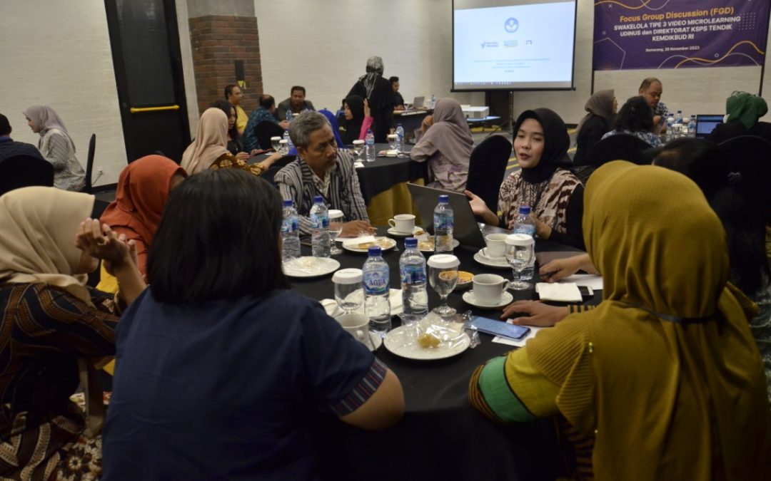 Prodi FTV Udinus Saat Melakukan Kegiatan FGD Bersama Guru Dari Berbagai Jenjang