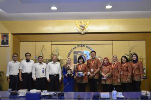 Foto Besama Udinus dengan Stikes Telogorejo Semarang Usai Melakukan Kunjungan
