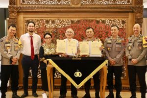 Penandatangnaan Kerja Sama Udinus dengan Polda Jateng