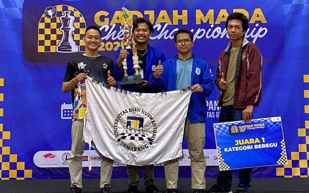 UKM Catur Udinus Juarai Ajang UGM Chess Championship 2023