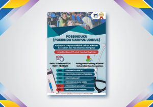 Ada Posbindu PTM dan Pengobatan Gratis Untuk Warga Kota Semarang di Udinus!