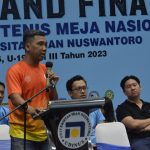 Legenda Tenis Meja Indonesia Apresiasi Udinus, Ismu Harinto: Mampu Motivasi Instansi Lain Jadi Tuan Rumah!
