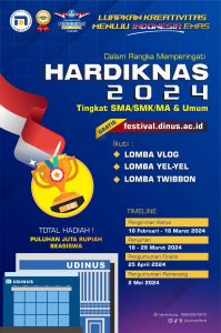 Udinus Rayakan Hardiknas 2024 dengan Lomba Berhadiah Beasiswa Jutaan Rupiah