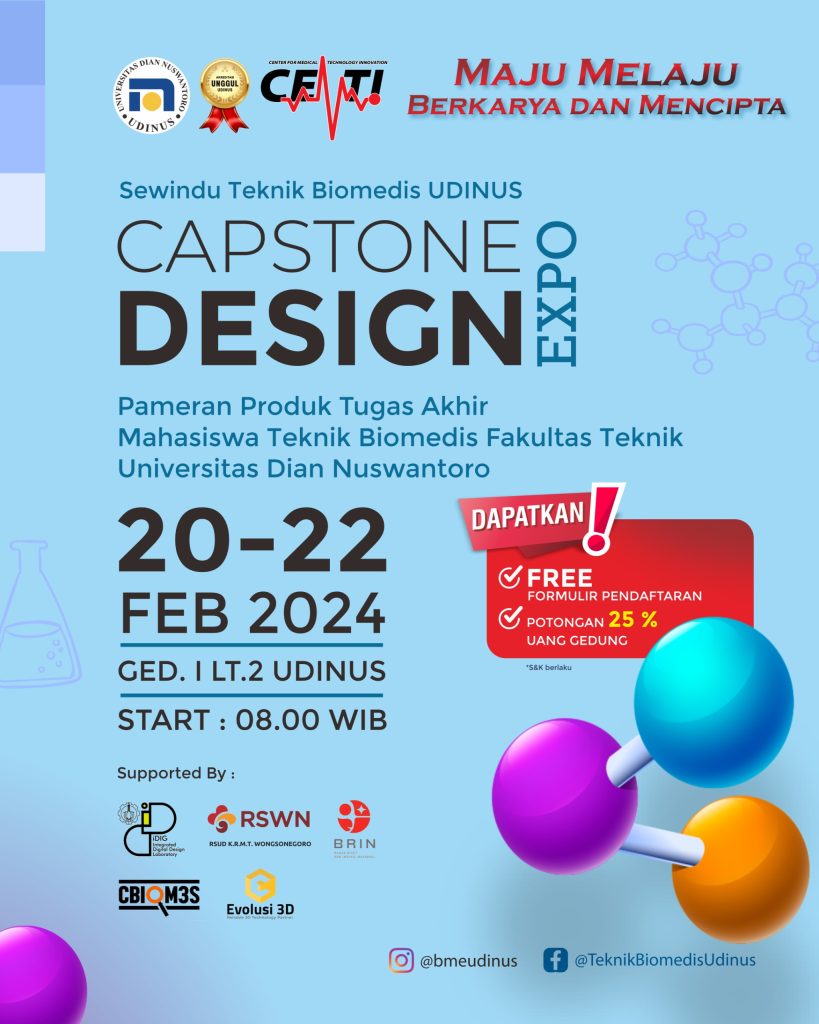 Yuk Ramaikan Pameran Produk Capstone Design Teknik Biomedis 2024 Karya Mahasiswa