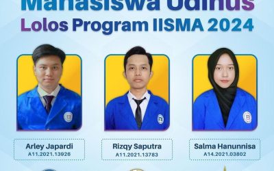 Hebat! Tiga Mahasiswa Udinus Lolos Program IISMA, Siap Timba Ilmu di Luar Negeri