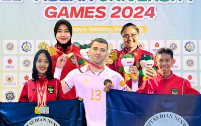 Atlet Udinus Sumbangkan 8 Medali di AUG 2024, Bawa Indonesia Jadi Juara Umum