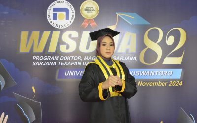 Akui Selalu Dapat Dukungan dari Kampus Wisudawati Universitas Dian Nuswantoro ini Rutin Berprestasi di Tingkat Internasional