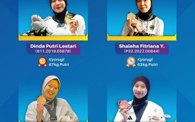 Empat Atlet Taekwondo Udinus Ikut Bawa Indonesia Raih Juara Umum di Ajang Kasad 6th Asian Taekwondo Open Championship 2024