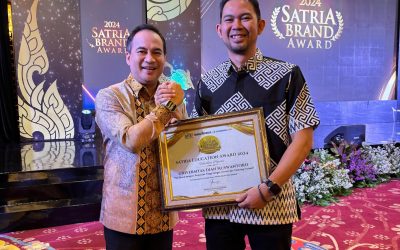 Konsisten Lahirkan Inovasi dan Teknologi Terbaik, Udinus Raih Penghargaan Satria Brand Award 2024