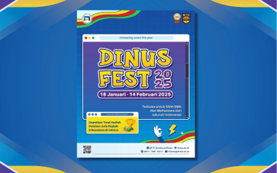 Dinusfest 2025 Kembali Hadir dengan Puluhan Lomba untuk Siswa SMA/SMK dan Mahasiswa, Catat Tanggalnya!