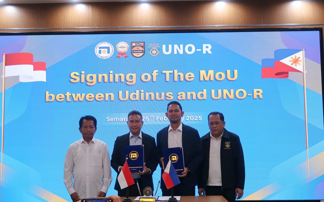 Udinus Resmi Jalin Kerja Sama dengan UNO-R, Tegaskan Pentingnya Kolaborasi Global untuk Pendidikan