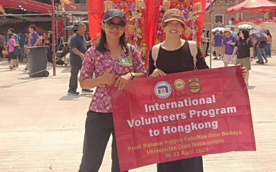 Cerita Pengalaman Mahasiswi FIB Udinus Pelajari Budaya Lokal Saat Ikuti International Volunteers Program 