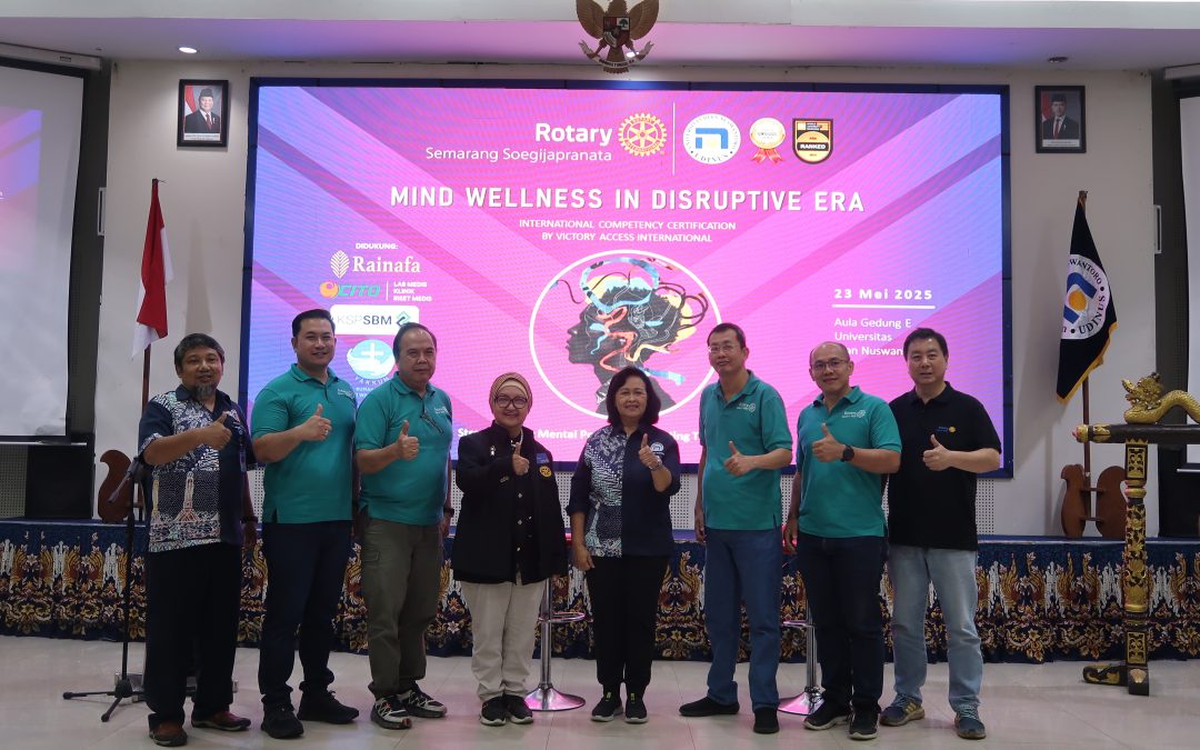 Seminar Internasional Rotary Club di Udinus, Ajak Mahasiswa Pahami Kesehatan Mental