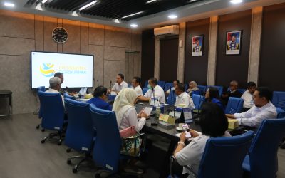 Penguatan Kolaborasi Riset, Direktur P2M Gelar Audiensi Bersama Rektor dan Pimpinan Udinus