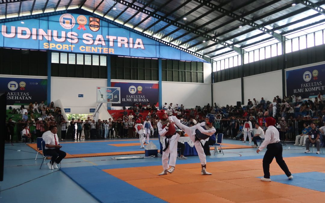 Wadahi 219 Atlet Taekwondo di Tingkat SMA, Udinus Siap Berikan Beasiswa Pendidikan untuk Peraih Juara