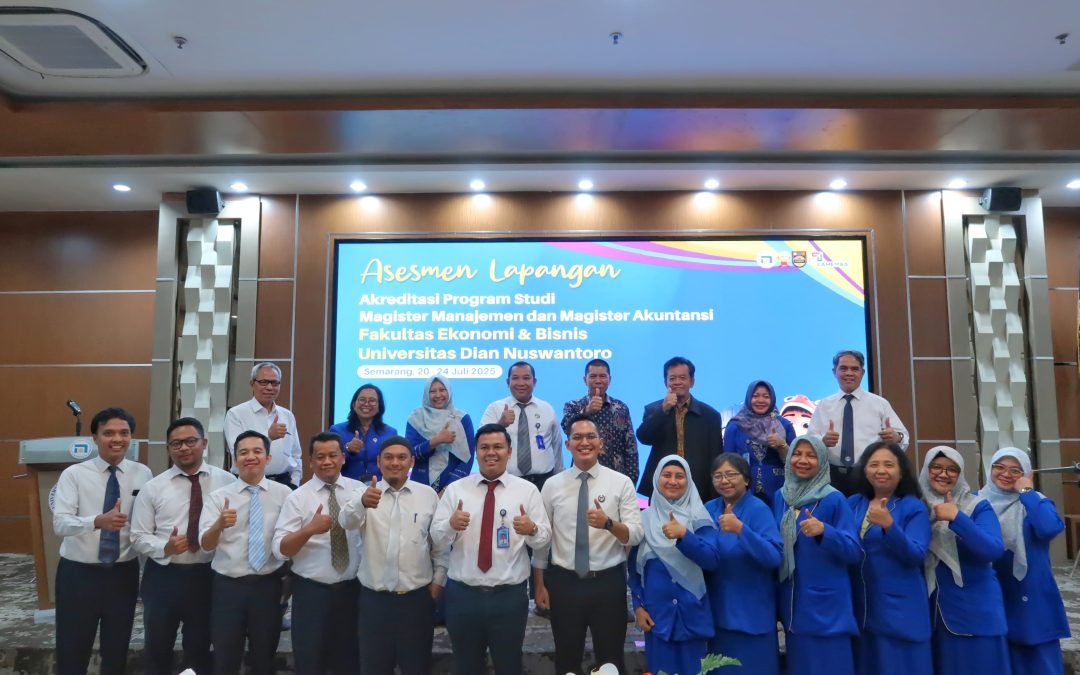 Upaya Tingkatkan Status Akreditasi, LAMEMBA Lakukan Asesmen Lapangan untuk Dua Program Pascasarjana FEB Udinus