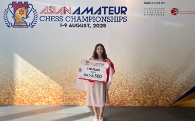 Tambah Prestasi Internasional, Evi Raih 4 Besar di Asean Amateur Chess Championship 2025