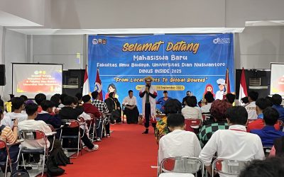 Cosplay Jadi Warna Baru Dinus Inside FIB 2025, Mahasiswa Baru Tampil Ekspresif