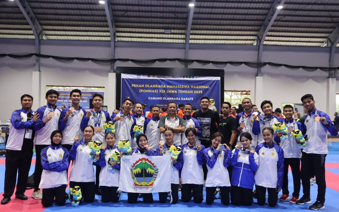 4 Medali Berhasil Disabet Atlet Karate Udinus pada POMNAS XIX 2025