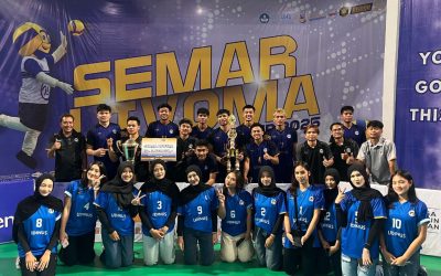 Smash Kemenangan! Atlet Voli Udinus Raih Gelar Juara dan Penghargaan di Livoma 2025