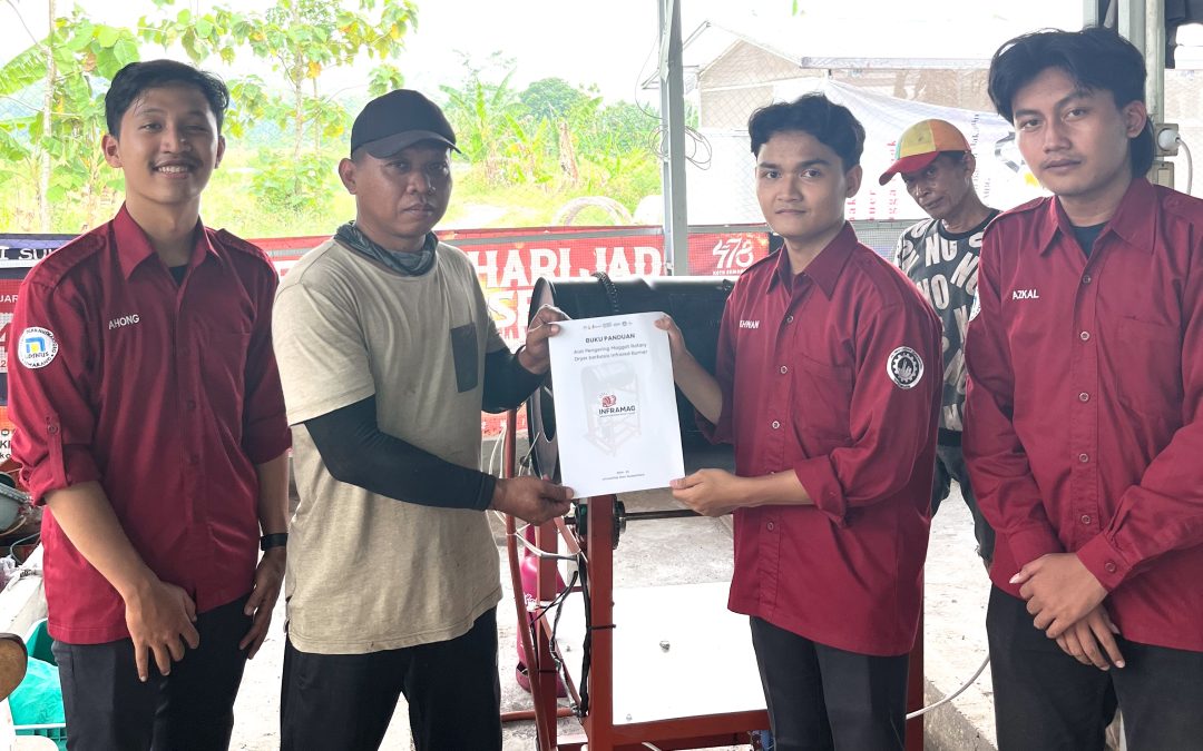 Inovasi Rotary Dryer Otomatis dari Tim PKM-PI FT Udinus Jawab Permasalahan UMKM Budidaya Maggot