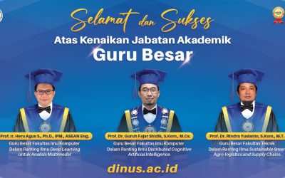 Udinus Kembali Tambah 3 Guru Besar Baru di Bidang Teknologi dan Rekayasa